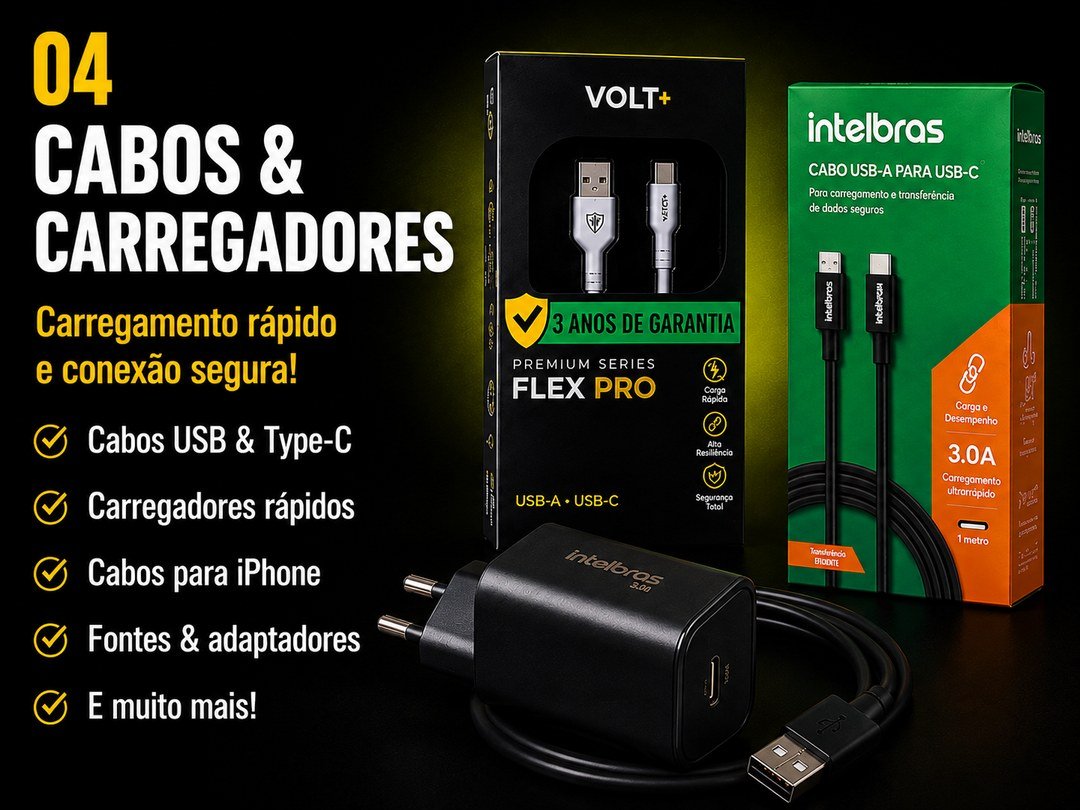 Cabos & carregadores — Ultilizze